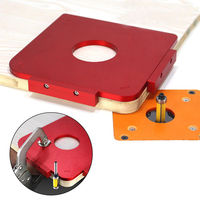 Drillpro 4 En 1 R5 / R10 / R20/R30 Gabarit dangle de rayon de panneau en bois pour toupie de toupie avec outil de m