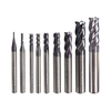 Drillpro 4 Flutes Tungsten Carbide Bout Mill Coupeur 1-10mm Jarret Droite Coupeur du Bout Mill Outil CNC