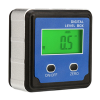 Drillpro 4 x 90 ° Digital LCD Boîte de niveau Inclinomètre Angle Ruler Angle Finder Gauge Protractor Base magnétique