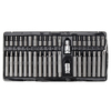 Drillpro 40 pièces / ensemble embout de tournevis hexagonal Torx avec adaptateur à douille ensemble outil de clé de lot