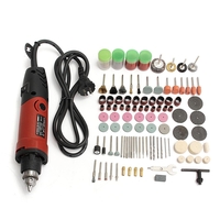 Drillpro 400W 220V Broyeur de Forage Electrique Variable Vitesse de Rotation Rotatif avec 161pcs Accessoires