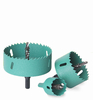 Drillpro 45-100mm M42 HSS scie cloche fraise Aurora vert métal pointe perceuse pour aluminium fer bois forage