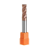 Drillpro 4/6/8 / 10mm Fraise à queue brute 4 cannelures HRC55 AlTiN Fraise à revêtement