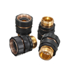 Drillpro 4pcs 3/4 Pouce En Laiton Connecteur Tuyau De Jardin Connexion Rapide Tuyau Deau Tuyau Connecteurs Raccord
