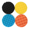 Drillpro 4pcs 7 pouces / 180mm gaufre polissage coussin de polissage cirage éponge de polissage pour outil rotatif