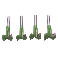 Drillpro 4Pcs 8mm Shank T-Slot Router Bit Straight Edge Slotting Woodworking Cutter