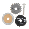 Drillpro 4Pcs HSS Scie Circulaire Lame Set 54.8mm Disque De Coupe avec 6mm Tige Pour Outil Rotatif Perceuse Électrique