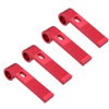 Drillpro 4pcs Outil de serrage pour rail en T à serrage rapide pour T-Slot Woodworking