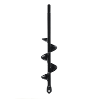 Drillpro 4x22cm à 8x60cm tarière de jardin petite terre planteur foret poteau trou pelle terre plantation tarière foret