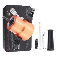 Drillpro 5 Pcs Mise à niveau 360 Degrés YT-160AS Double Tête Tôle Grignoteuse Cutter Foret Attachement avec Clé Lame de