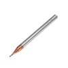 Drillpro 5 pcs R0.5mm 2 Flûtes Nez À Bille HRC58 AlTiN Revêtement Fraise En Fin Cutter Carbure De Tungstène CNC Outil
