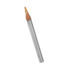 Drillpro 5 pcs R1mm 2 Flûtes Nez À Bille HRC58 AlTiN Revêtement Fraise En Fin Cutter Carbure De Tungstène CNC Outil