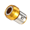 Drillpro 5 pièces 6.35mm tournevis embout tête anneau magnétique métal fort aimant vis anneau vis magnétique