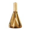 Drillpro 5 pièces embout débavurage externe revêtu de titane pour enlever les outils de réparation de bavures