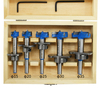 Drillpro 5 pièces Forstner foret ensemble 15 20 25 30 35mm bois tarière Cutter clé hexagonale travail du bois scie cloch