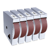 Drillpro 50 mètres 150-600 Grit Box Ponçage Bande Rolling Drawer Emery Tissu Papier de verre Sanding Pack Roll pour Tour