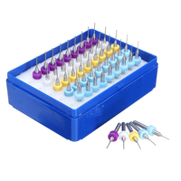 Drillpro 50pcs 0.5-0.9mm Bits de Foret Carbure de Tungstène Fixés pour Panneau PCB Panneau Imprimé