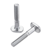 Drillpro 50pcs M6x40mm T-Nut T vis coulissantes pour 30 Series Mitre Track Outil de travail du bois
