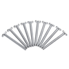 Drillpro 50pcs vis coulissantes à écrou en T M8x100mm pour outil de menuiserie à rainure en T pour rainure en T de la sé