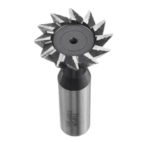 Drillpro 55 degrés 8-35mm rainure en queue daronde HSS tige droite fente fraise fraise en bout CNC peu