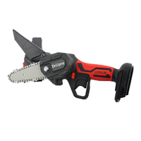 Drillpro 550W 4 pouces scie à chaîne électrique coupe-bois à bois avec batterie 1pc / 2pcs