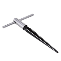 Drillpro 5mm-16mm Pont Broche Trou Main Tête De Poignée Alésoir Taper 6 Flutes Alésoir Outil