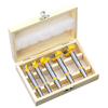 Drillpro 5pc Carbure Tip Forstner Forets Forstner Tips Forstner Tips Charnière Foret Foret Set pour Menuiserie Bois Fenê