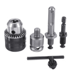 Drillpro 5pcs 1.5-10mm 3 / 8-24UNF Drill Chuck Set Adaptateur de perceuse Changé Clé à choc en Eletric Drill
