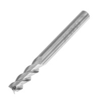 Drillpro 5Pcs 5mm HRC58 3 flûtes Fraise en bout en carbure de tungstène CNC Fraisage Outil pour Aluminium