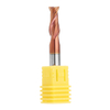 Drillpro 5pcs 6mm 2 flûtes Fraise en carbure de tungstène Fraise HRC55 AlTiN Revêtement CNC Outil de fraise en bout