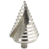 Drillpro 6-60mm Spiral Groove Step Drill Bit 12 Steps Triangle Shank HSS Step Drill for Metal Sheet PVC Sheet Wood