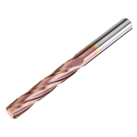 Drillpro 6 flûtes 6.5-10mm fraise HRC55 acier au tungstène carbure AlTiN revêtement fraiseuse CNC outil