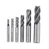 Drillpro 6 pcs 3 / 16-5 / 8 "Imperial Milling Cutter Set High Speed Steel CNC Milling Bit Spiral End Mill Cutter