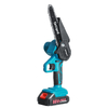 Drillpro 6 pouces scie à chaîne électrique outil de travail du bois Portable coupe-bois avec 1 ou 2 pièces Batterie pour