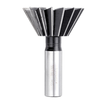 Drillpro 60 degrés 40-60mm HSS tige droite queue daronde rainure fente fraise fraise en bout CNC peu