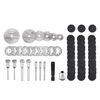 Drillpro 60pcs disque de coupe diamant lame de scie circulaire avec mandrin pour outil rotatif bois plastique