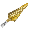 Drillpro 6.35mm tige hexagonale HSS 4241 foret hélico dal enduit de titane pour le forage de trous en métal