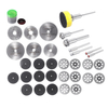 Drillpro 63pcs disque de coupe diamant meule lame de scie circulaire pour outil rotatif disque de coupe en bois