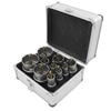 Drillpro 6pcs 16-65mm TCT Scie Cloche Fraise Titane Enduit Foret pour Alliage En Acier Inoxydable