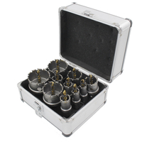 Drillpro 6pcs 16-65mm TCT Scie Cloche Fraise Titane Enduit Foret pour Alliage En Acier Inoxydable