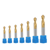Drillpro 7 pièces 2 cannelures 90 degrés 3-12mm chanfrein foret M35 HSS cobalt foret fraise
