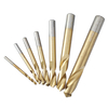 Drillpro 7 pièces 3-12mm foret ponctuel 120 degrés titane M42 cobalt chanfrein foret emplacement Center Bit Guide outils