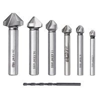 Drillpro 7pcs 5-10mm foret fraisé outil de travail du bois en métal fraisé