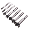 Drillpro 7Pcs 6-25mm Ensemble de coupe-trou de charnière pour le bois