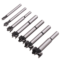 Drillpro 7Pcs 6-25mm Ensemble de coupe-trou de charnière pour le bois