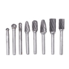Drillpro 8 Pcs 6mm Tige En Acier Tungstène Rotary File Set Tête De Meulage Râpe Bavure Outil Abrasif