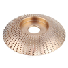 Drillpro 85mm carbure de tungstène disque de forme du bois disque de sculpture 16mm alésage meule de ponçage pour meuleu