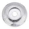 Drillpro 85x16 / 110x22mm Arc Bois Sculpture Disque Façonner Disque Angle Meulage Roue Ponçage Sculpture Outil Rotatif D