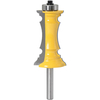 Drillpro 8mm tige 38mm 64mm onglet cadre moulage routeur Bit ligne couteau porte couteau Tenon Cutter pour outils de tra