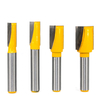 Drillpro 8mm tige de nettoyage de fond en bois routeur peu carbure de tungstène gravure couteau outils de travail du boi